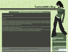 Tablet Screenshot of fashion0049.wordpress.com