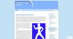Desktop Screenshot of compressionsocksonline.wordpress.com