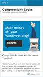 Mobile Screenshot of compressionsocksonline.wordpress.com