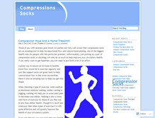 Tablet Screenshot of compressionsocksonline.wordpress.com