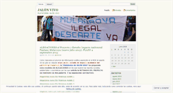 Desktop Screenshot of jalonvivo.wordpress.com