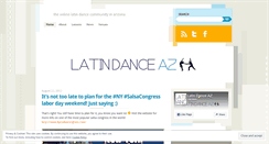 Desktop Screenshot of latindanceaz.wordpress.com