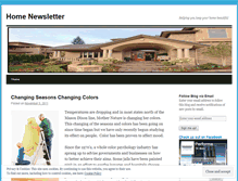 Tablet Screenshot of homenewsletter.wordpress.com