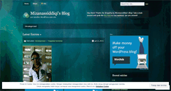 Desktop Screenshot of mizanassiddiqi.wordpress.com