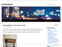 Tablet Screenshot of esdemadera.wordpress.com