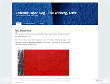 Tablet Screenshot of elliewinberg.wordpress.com