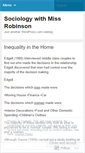 Mobile Screenshot of misssrobinson.wordpress.com