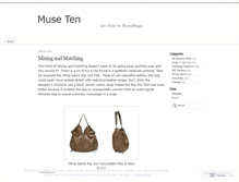 Tablet Screenshot of museten.wordpress.com