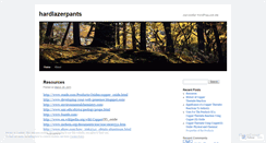 Desktop Screenshot of hardlazerpants.wordpress.com