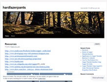 Tablet Screenshot of hardlazerpants.wordpress.com