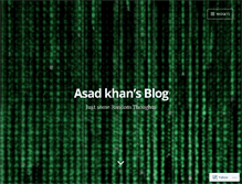 Tablet Screenshot of aikhan.wordpress.com