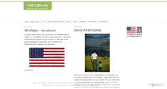 Desktop Screenshot of gapcalifornia.wordpress.com