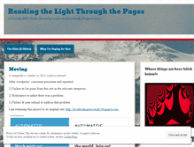 Tablet Screenshot of lightthruthepages.wordpress.com