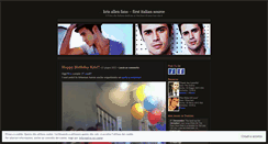 Desktop Screenshot of krisallenfans.wordpress.com