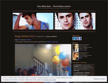 Tablet Screenshot of krisallenfans.wordpress.com