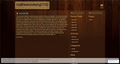 Desktop Screenshot of matthewcookengl1102.wordpress.com