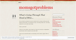 Desktop Screenshot of momsgotproblems.wordpress.com