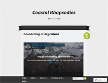 Tablet Screenshot of coastalrhapsody.wordpress.com