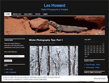 Tablet Screenshot of leshoward.wordpress.com