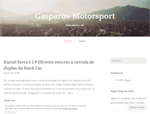 Tablet Screenshot of gasparovmotorsport.wordpress.com