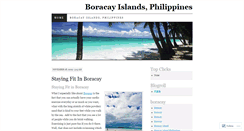 Desktop Screenshot of boracayislands.wordpress.com