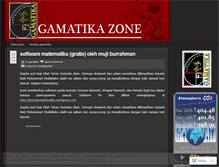 Tablet Screenshot of gamatika.wordpress.com