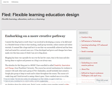 Tablet Screenshot of fled.wordpress.com