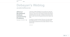 Desktop Screenshot of debayan.wordpress.com