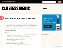 Tablet Screenshot of cluelessmedic.wordpress.com