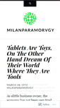 Mobile Screenshot of milanparamorvgy.wordpress.com