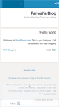 Mobile Screenshot of fanvai.wordpress.com