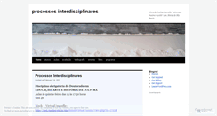 Desktop Screenshot of processosinterdisciplinares.wordpress.com