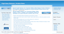 Desktop Screenshot of flightnewsreleases.wordpress.com