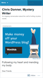 Mobile Screenshot of chrisdonnermysterywriter.wordpress.com