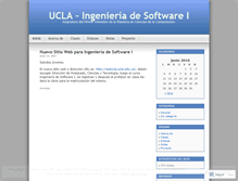 Tablet Screenshot of ingenieriadesoftware.wordpress.com