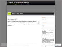 Tablet Screenshot of event3r.wordpress.com