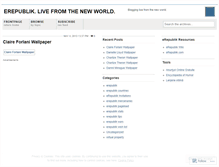 Tablet Screenshot of erepublik.wordpress.com