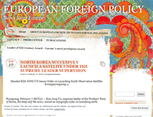 Tablet Screenshot of europeanforeignpolicynews.wordpress.com