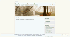 Desktop Screenshot of naturalisticpantheism.wordpress.com