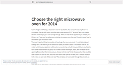 Desktop Screenshot of microwaveoven2014.wordpress.com