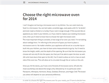 Tablet Screenshot of microwaveoven2014.wordpress.com