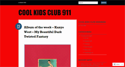 Desktop Screenshot of coolkidsclub911.wordpress.com