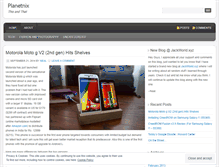 Tablet Screenshot of planetnix.wordpress.com