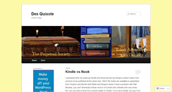 Desktop Screenshot of desquixote.wordpress.com