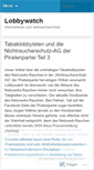 Mobile Screenshot of lobbywatch.wordpress.com