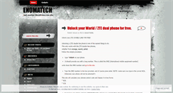 Desktop Screenshot of enomatech.wordpress.com