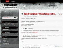 Tablet Screenshot of enomatech.wordpress.com