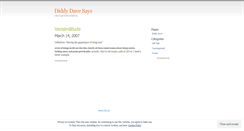 Desktop Screenshot of diddydave.wordpress.com