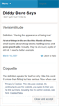 Mobile Screenshot of diddydave.wordpress.com