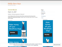 Tablet Screenshot of diddydave.wordpress.com